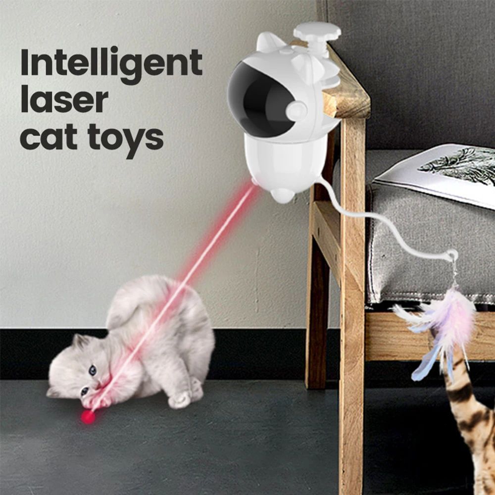 Intelligent Cat Laser Toy for Fun Daily Playtime