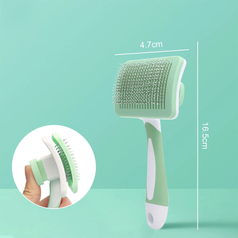 Gentle Self-Cleaning Brush for Dogs and Cats