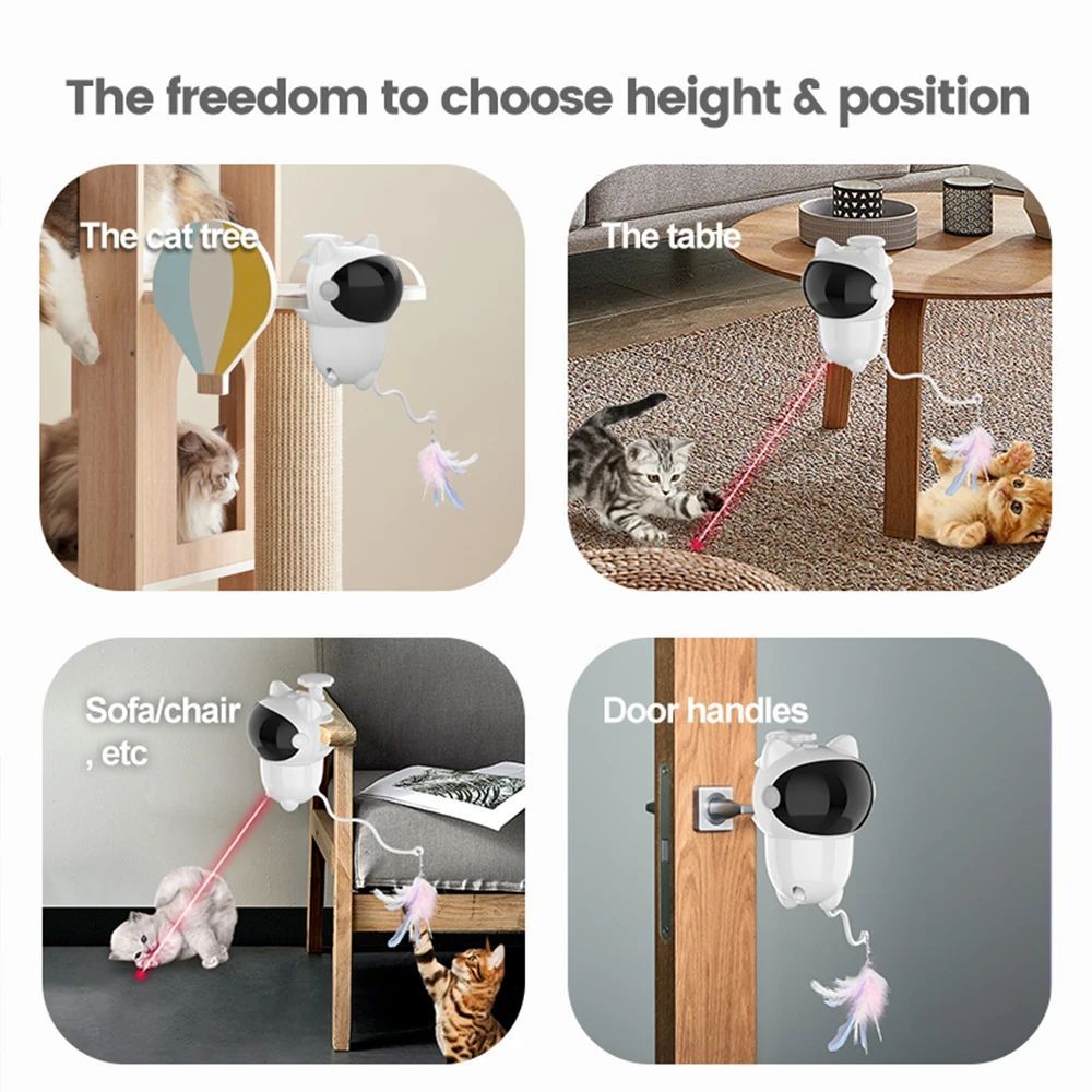 Intelligent Cat Laser Toy for Fun Daily Playtime