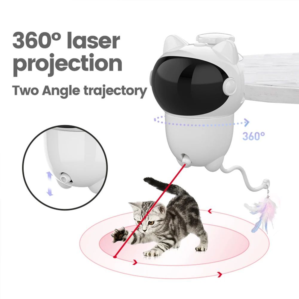 Intelligent Cat Laser Toy for Fun Daily Playtime
