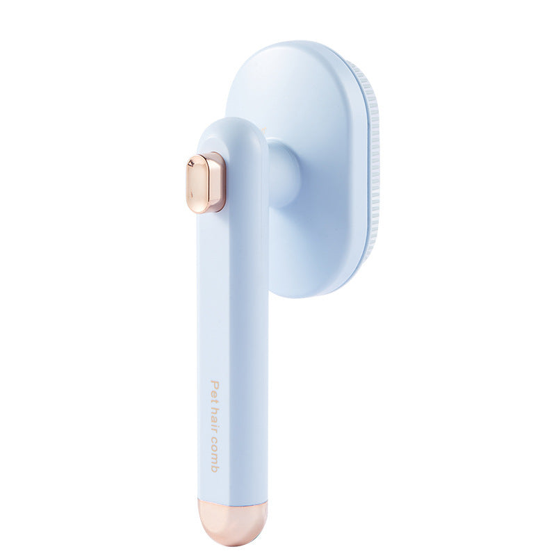 Gentle Pet Hair Brush with One-Click Cleaning