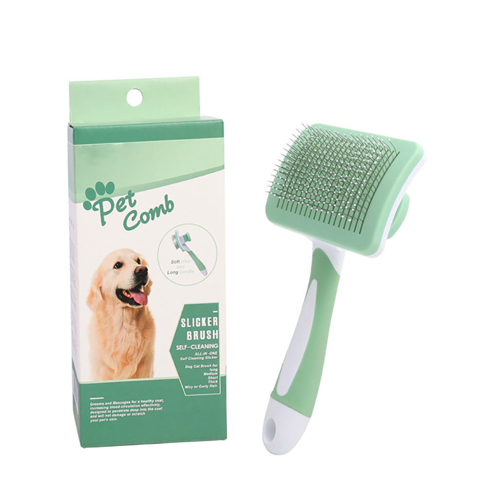 Gentle Self-Cleaning Brush for Dogs and Cats